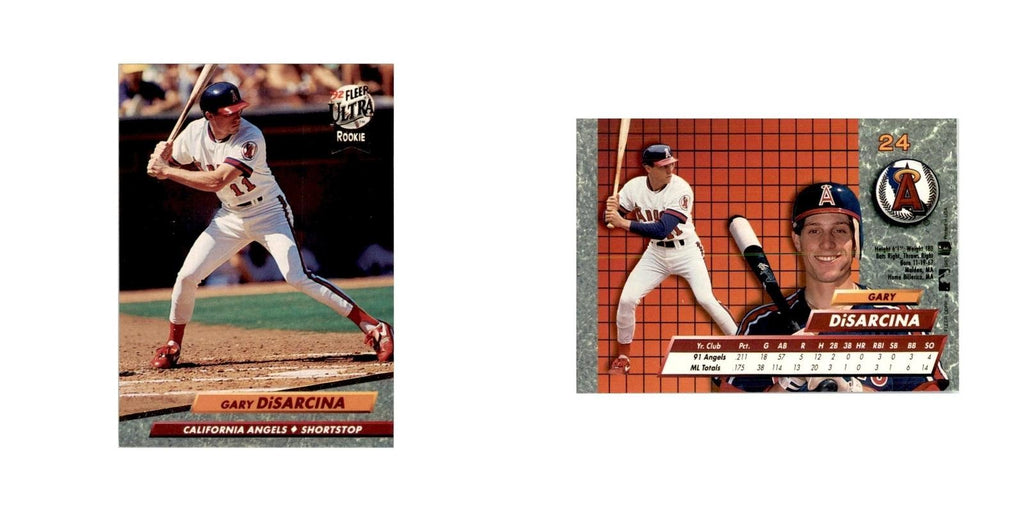 1992 Fleer Ultra Gary DiSarcina Baseball Cards #24