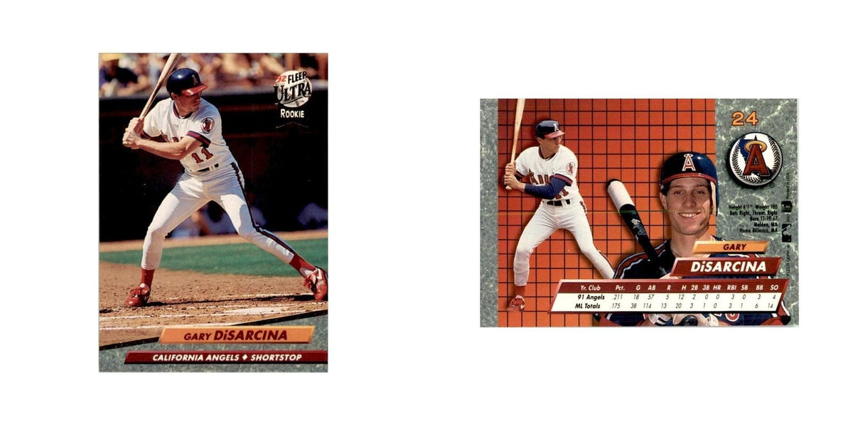 1992 Fleer Ultra Gary DiSarcina Baseball Cards #24