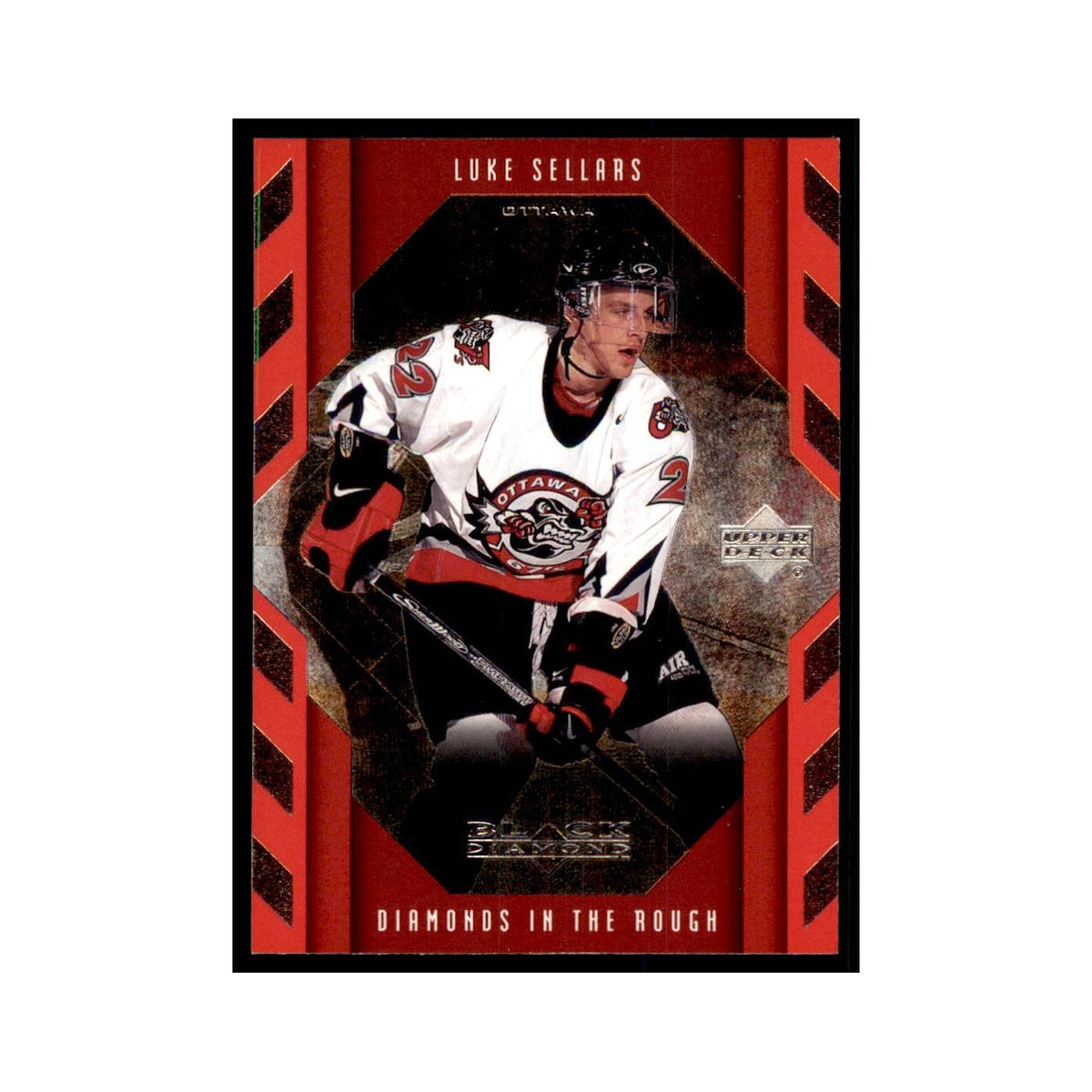 1999 Upper Deck Black Diamond Luke Sellars Hockey Cards #112