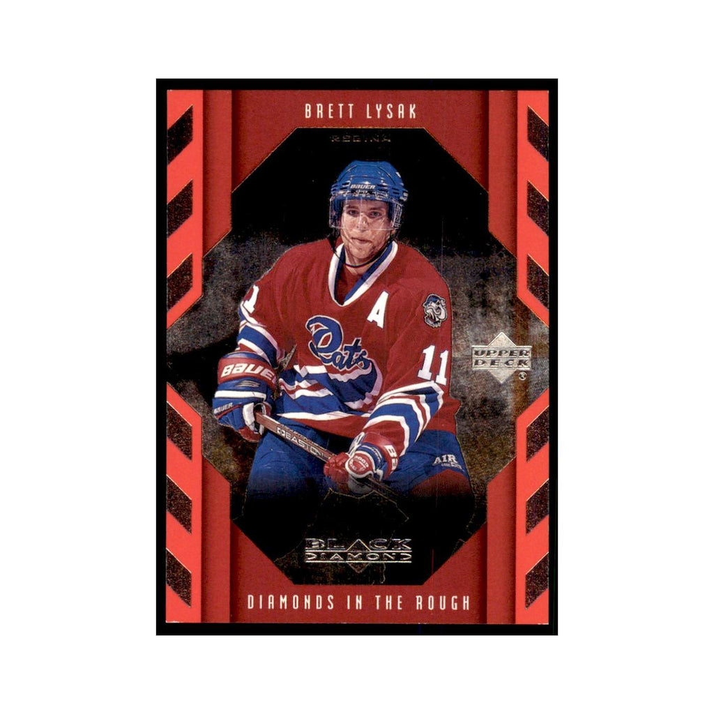1999 Upper Deck Black Diamond Brett Lysak Hockey Cards #114