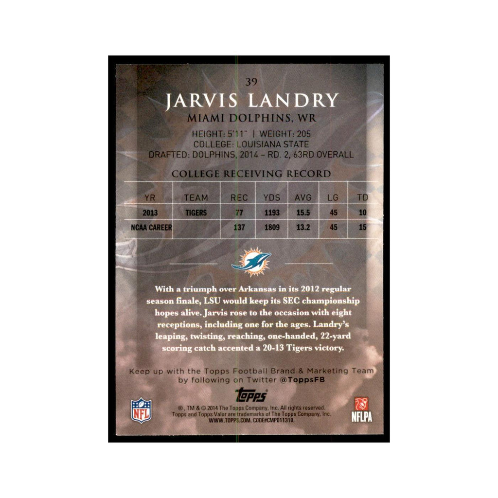 2014 Topps Valor Jarvis Landry RC Football Cards #39