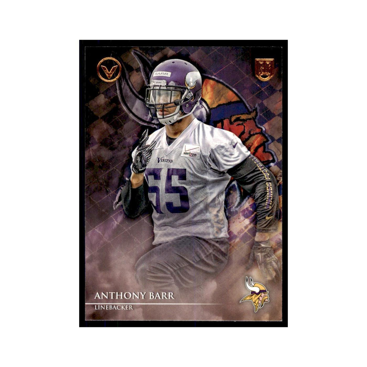 2014 Topps Valor Anthony Barr RC Football Cards #174