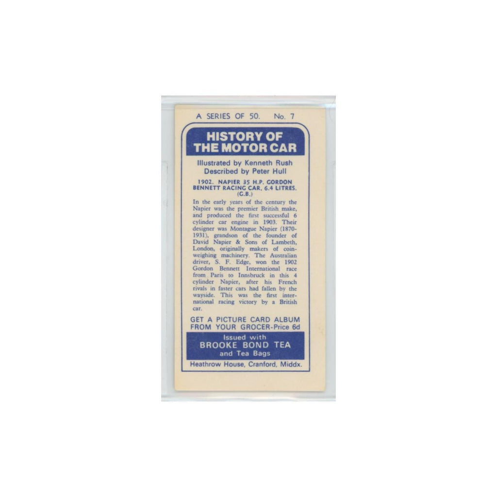 1968 Brooke Bond History of the Motor Car 1902 Napier 35 HP #7