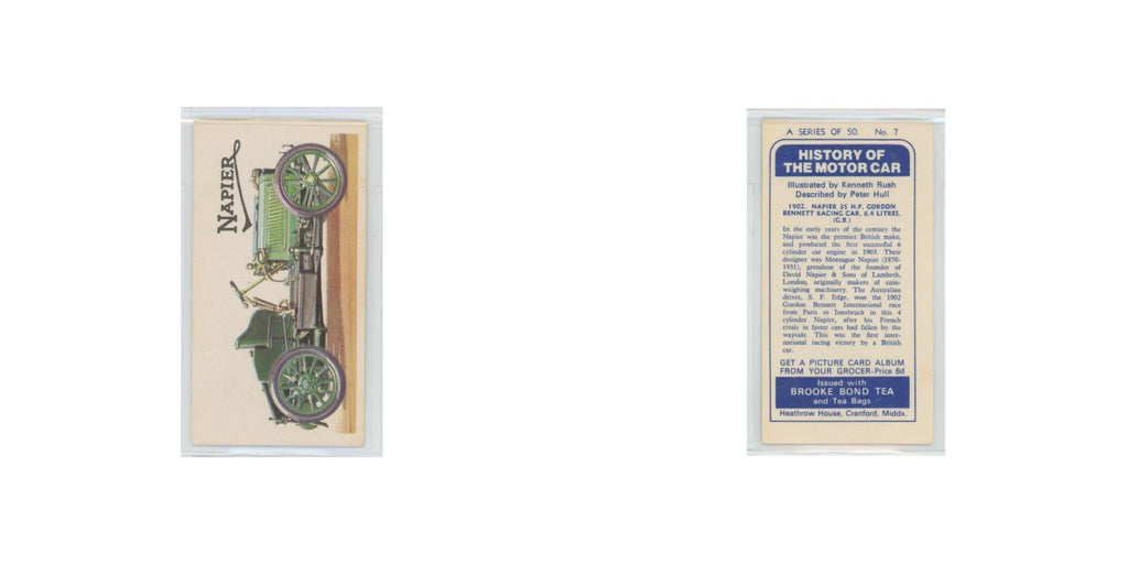 1968 Brooke Bond History of the Motor Car 1902 Napier 35 HP #7
