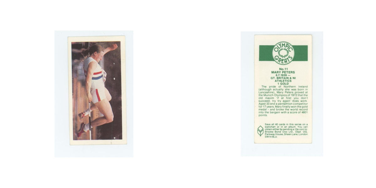 1979 Brooke Bond Olympic Greats Mary Peters #11