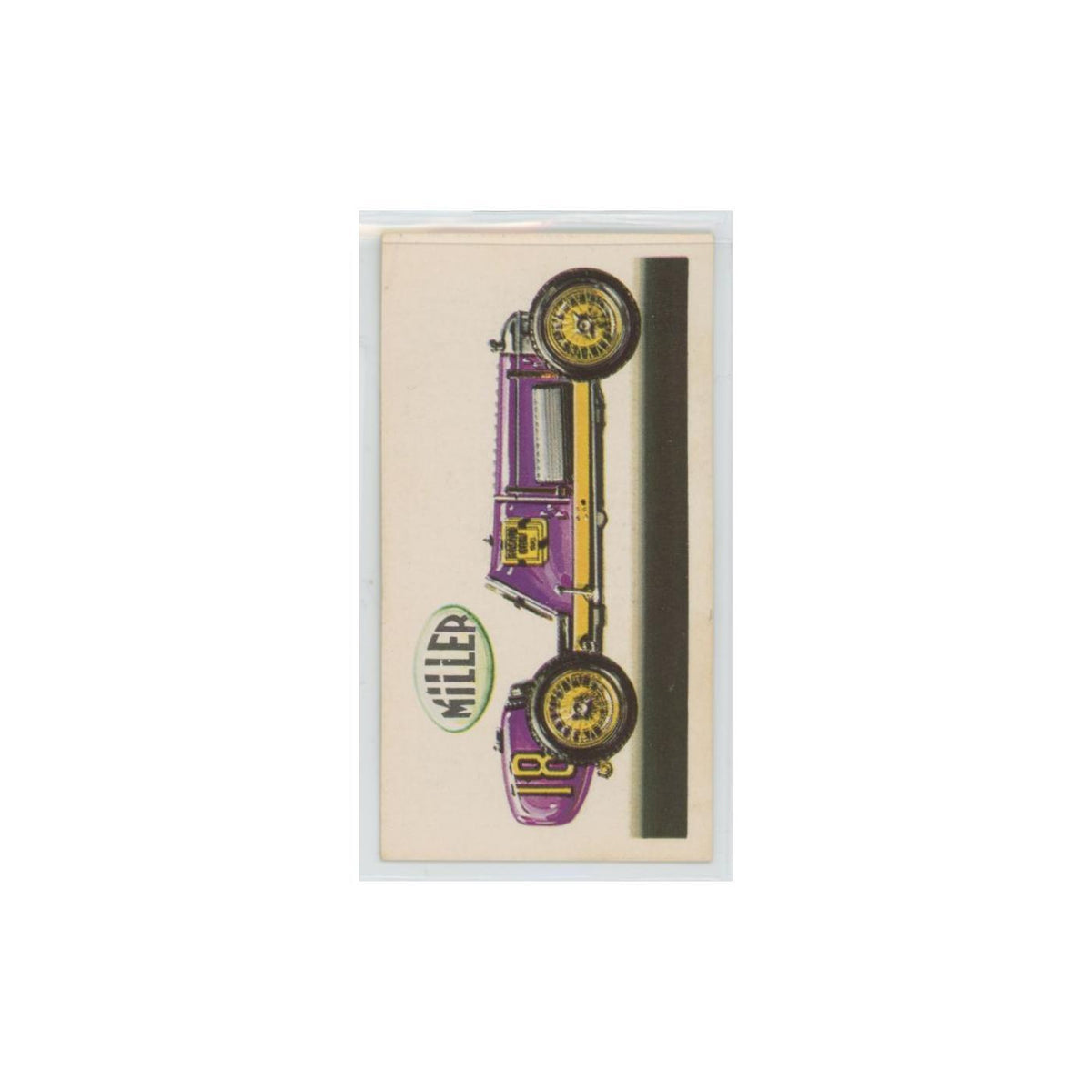 1968 Brooke Bond History of the Motor Car 1928 Miller Front Wheel Drive #30