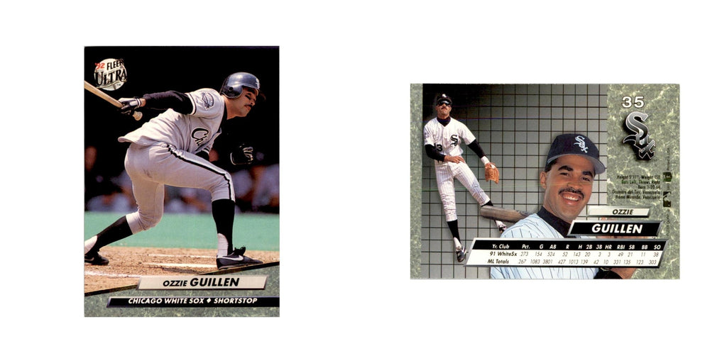 1992 Fleer Ultra Ozzie Guillen Baseball Cards #35