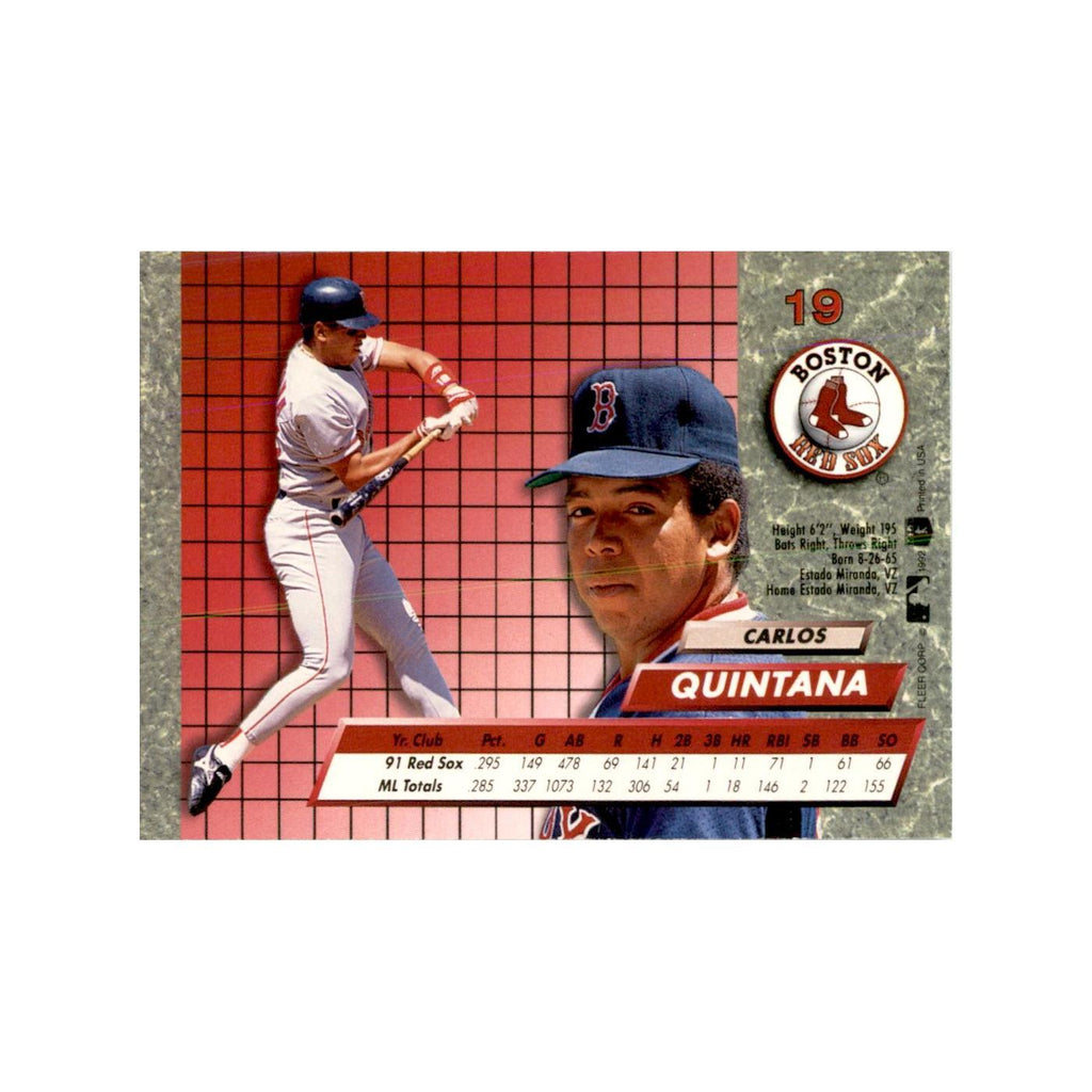 1992 Fleer Ultra Carlos Quintana Baseball Cards #19