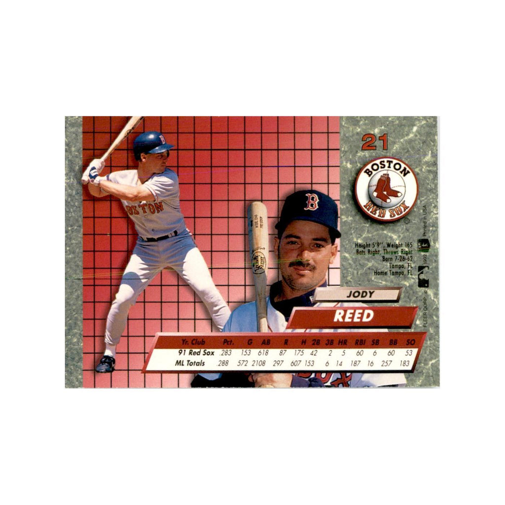 1992 Fleer Ultra Jody Reed Baseball Cards #21