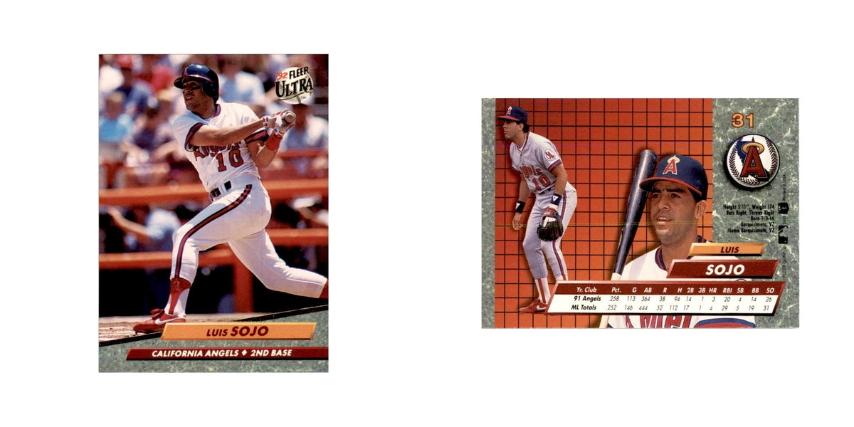1992 Fleer Ultra Luis Sojo Baseball Cards #31