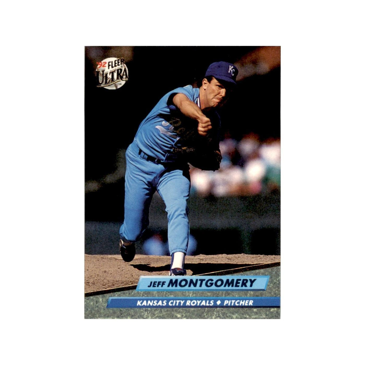 1992 Fleer Ultra Jeff Montgomery Baseball Cards #76