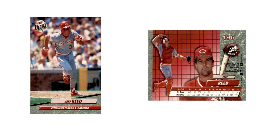 1992 Fleer Ultra Jeff Reed Baseball Cards #195
