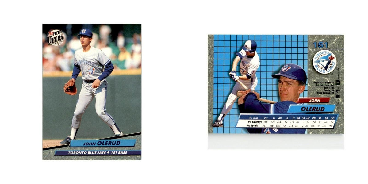 1992 Fleer Ultra John Olerud Baseball Cards #151