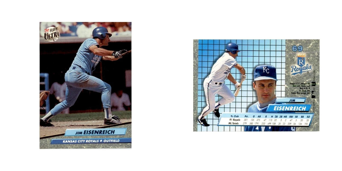 1992 Fleer Ultra Jim Eisenreich Baseball Cards #69