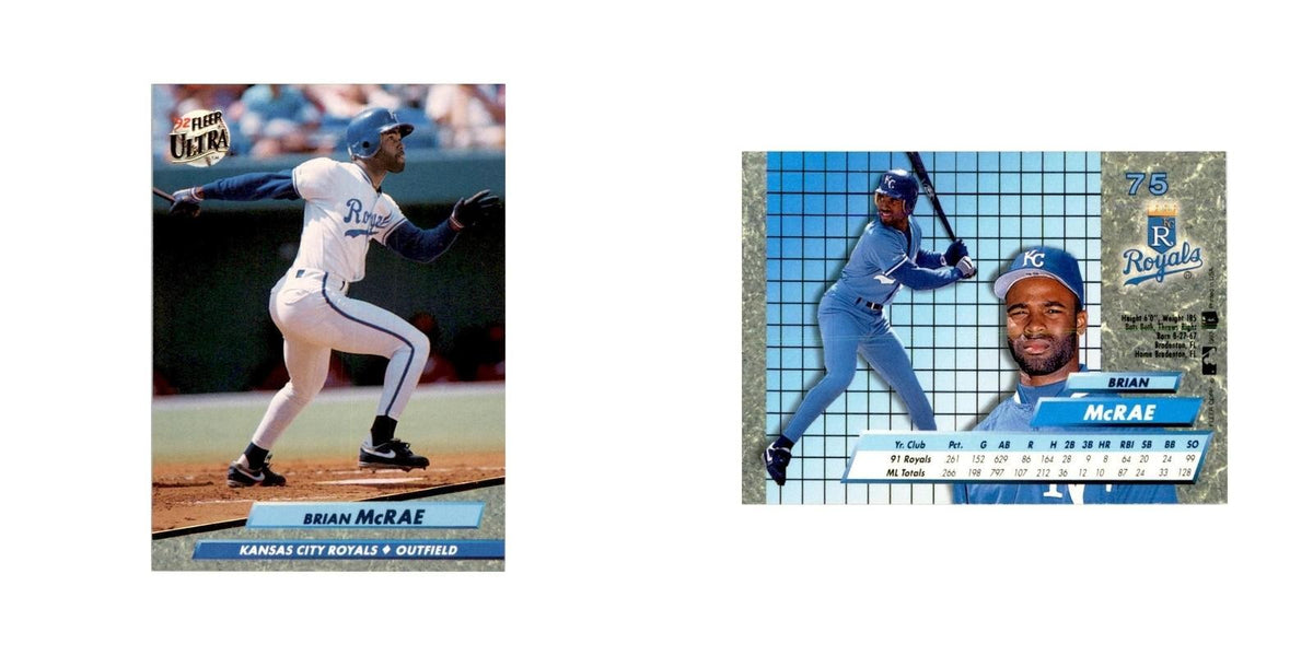 1992 Fleer Ultra Brian McRae Baseball Cards #75