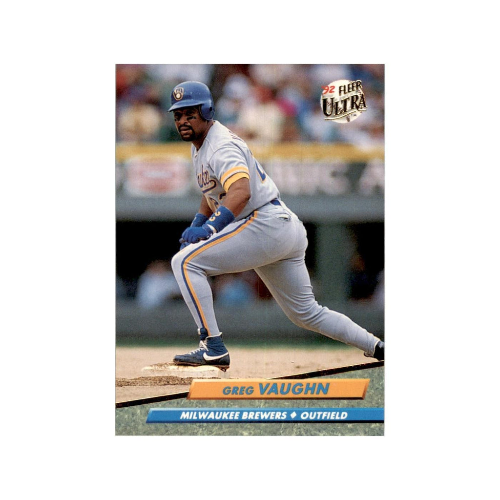 1992 Fleer Ultra Greg Vaughn Baseball Cards #86