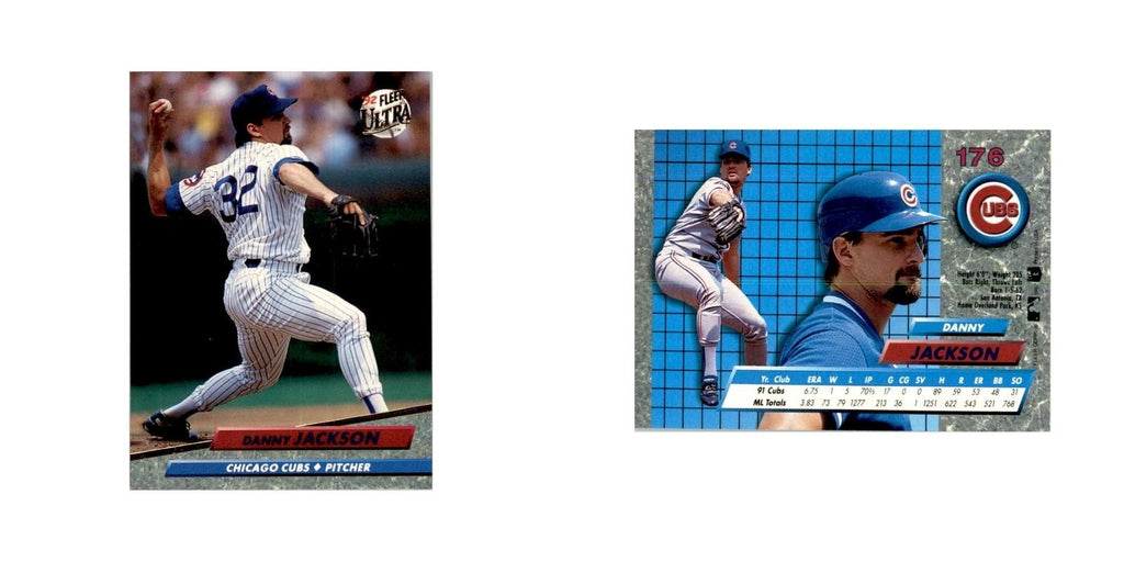 1992 Fleer Ultra Danny Jackson Baseball Cards #176