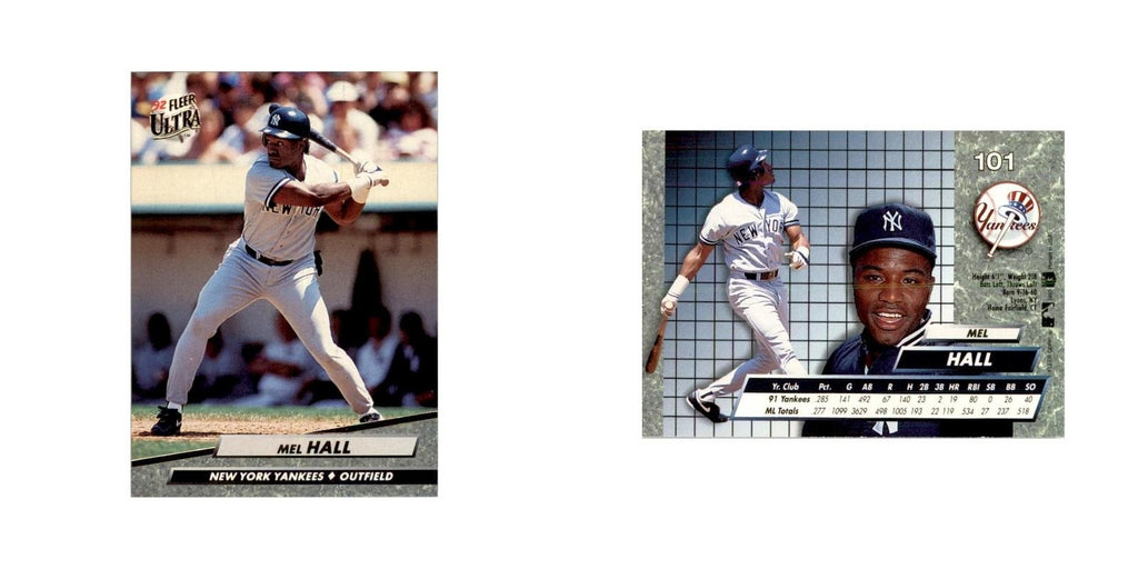 1992 Fleer Ultra Mel Hall Baseball Cards #101