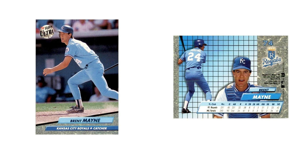 1992 Fleer Ultra Brent Mayne Baseball Cards #74