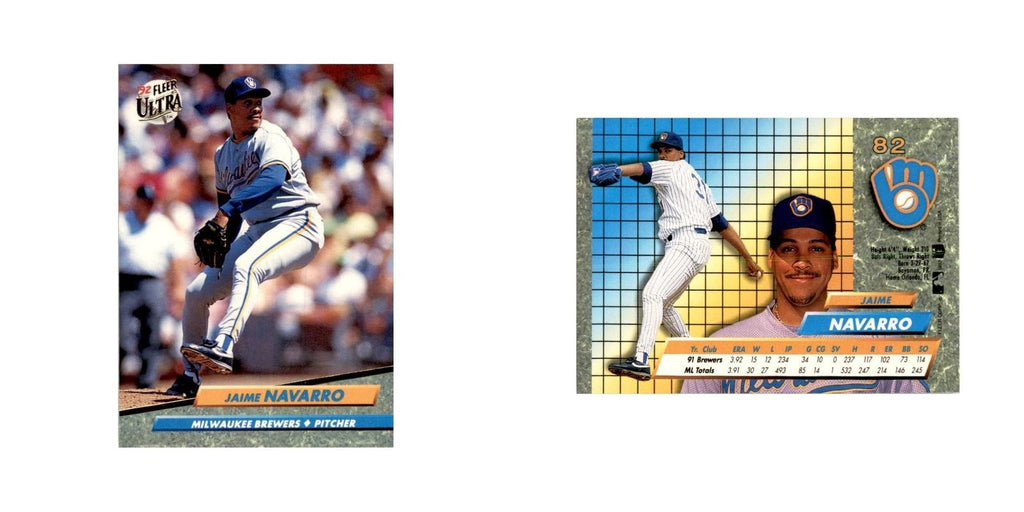 1992 Fleer Ultra Jaime Navarro Baseball Cards #82