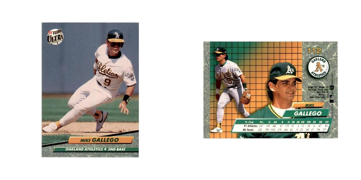 1992 Fleer Ultra Mike Gallego Baseball Cards #112