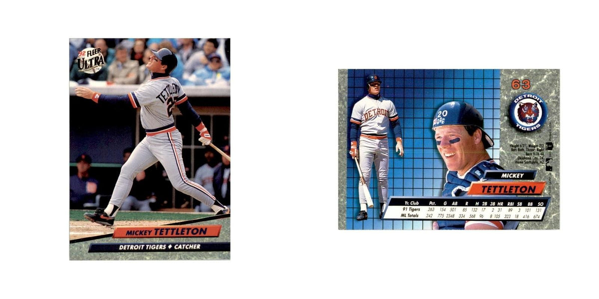 1992 Fleer Ultra Mickey Tettleton Baseball Cards #63