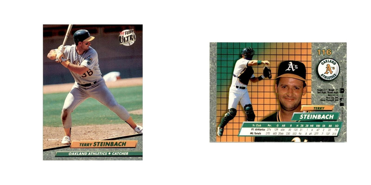 1992 Fleer Ultra Terry Steinbach Baseball Cards #116