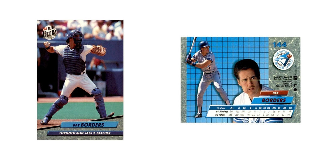 1992 Fleer Ultra Pat Borders Baseball Cards #144