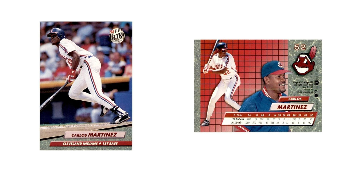 1992 Fleer Ultra Carlos Martinez Baseball Cards #52