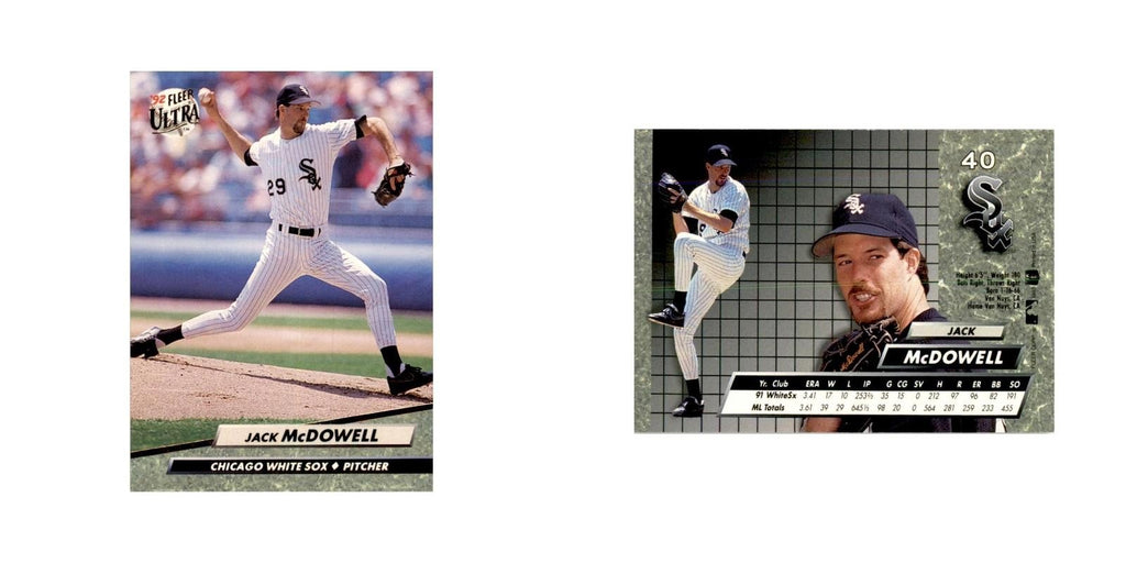 1992 Fleer Ultra Jack McDowell Baseball Cards #40