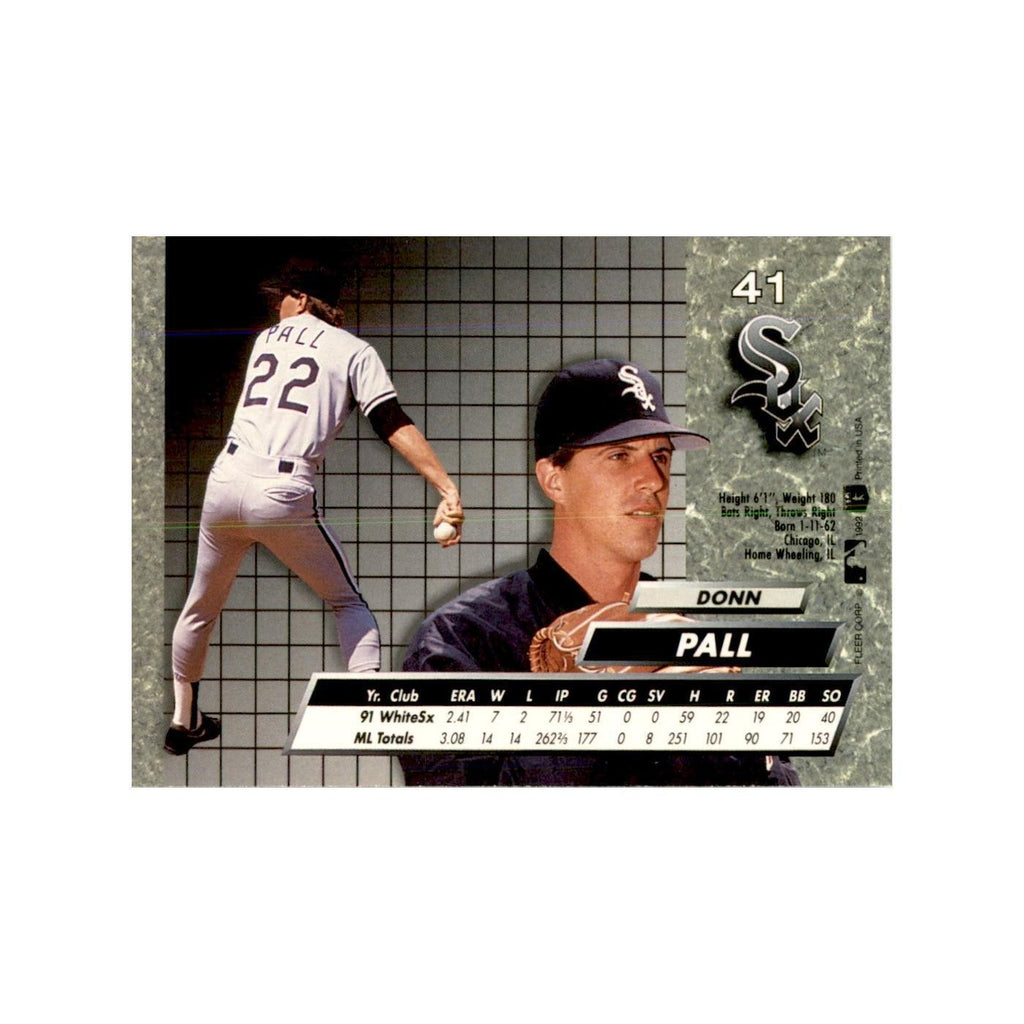1992 Fleer Ultra Donn Pall Baseball Cards #41