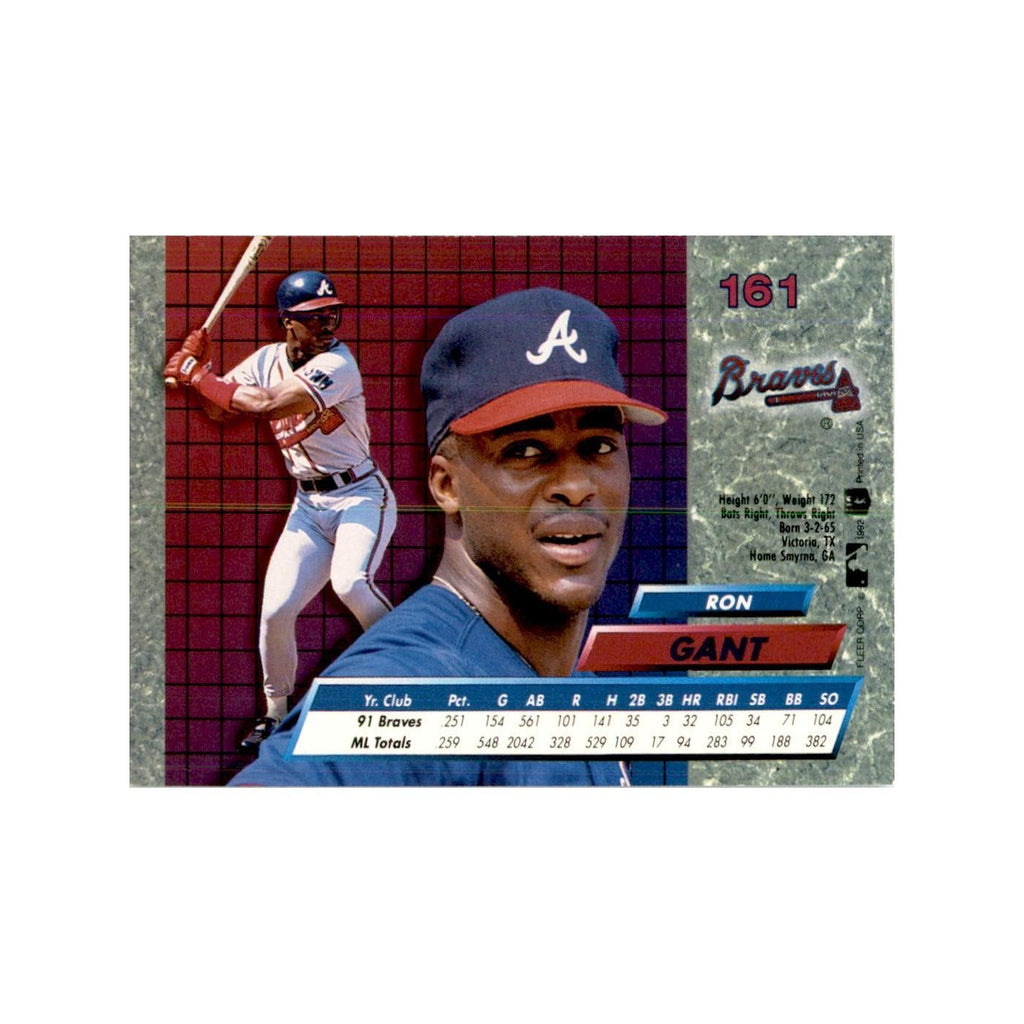 1992 Fleer Ultra Ron Gant Baseball Cards #161