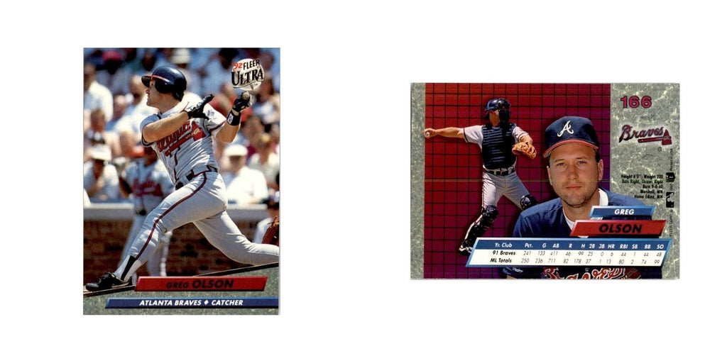 1992 Fleer Ultra Greg Olson Baseball Cards #166