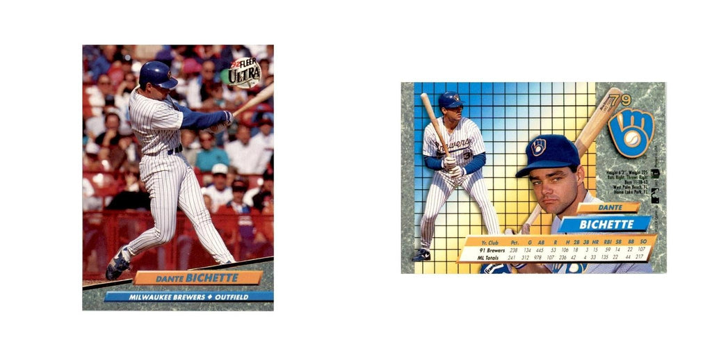 1992 Fleer Ultra Dante Bichette Baseball Cards #79
