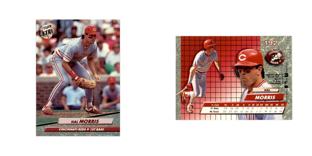 1992 Fleer Ultra Hal Morris Baseball Cards #192