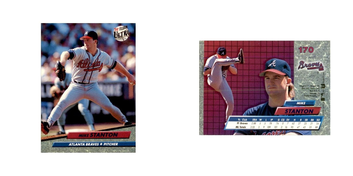 1992 Fleer Ultra Mike Stanton Baseball Cards #170