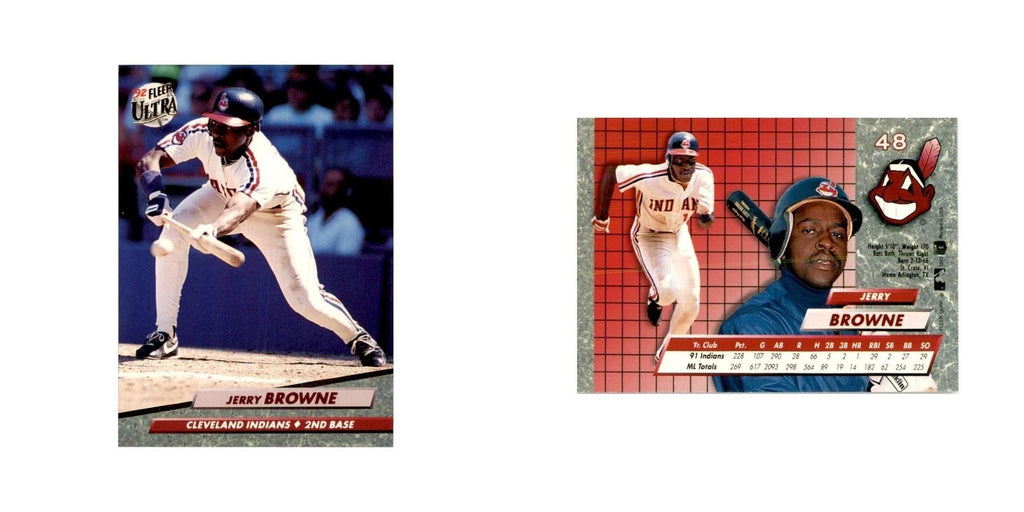 1992 Fleer Ultra Jerry Browne Baseball Cards #48