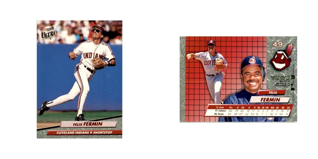 1992 Fleer Ultra Felix Fermin Baseball Cards #49