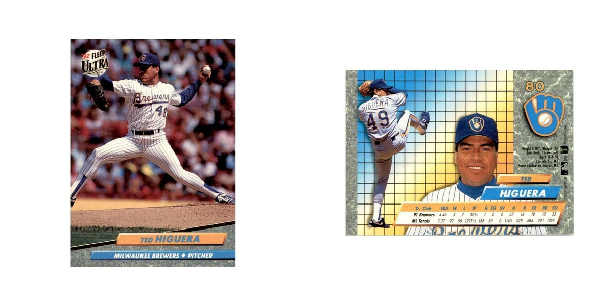 1992 Fleer Ultra Ted Higuera Baseball Cards #80