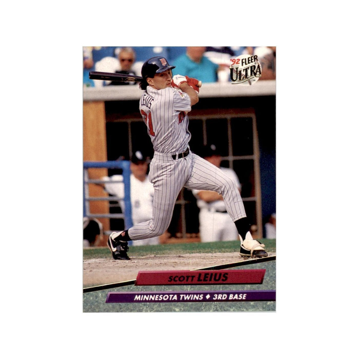 1992 Fleer Ultra Scott Leius Baseball Cards #94