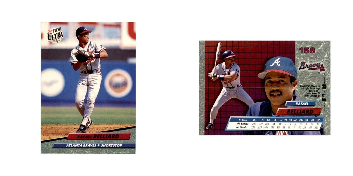 1992 Fleer Ultra Rafael Belliard Baseball Cards #158