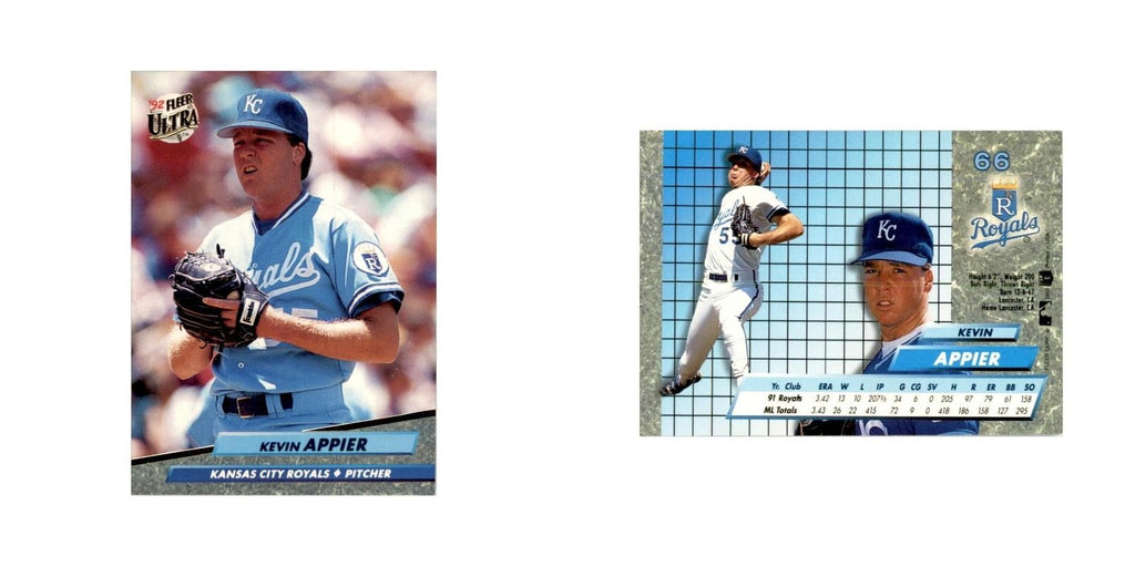1992 Fleer Ultra Kevin Appier Baseball Cards #66