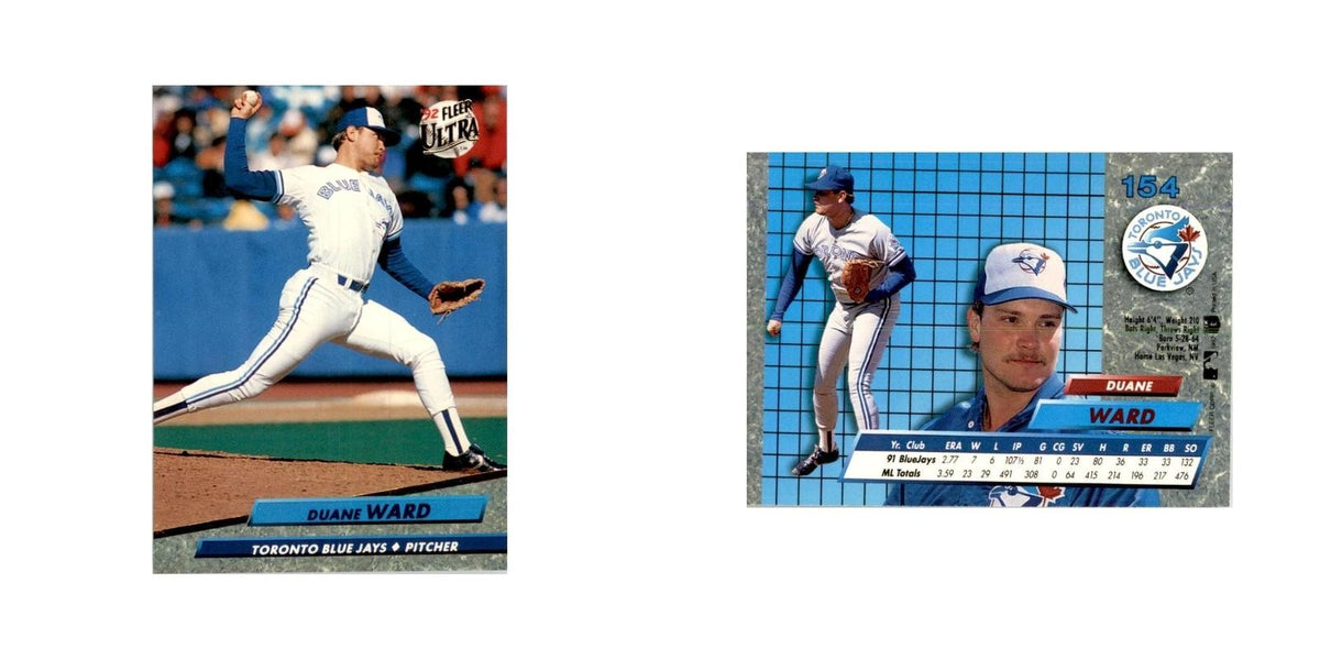 1992 Fleer Ultra Duane Ward Baseball Cards #154