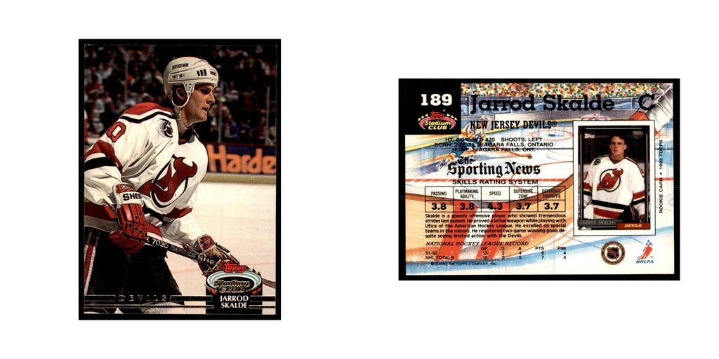 1992 Stadium Club Jarrod Skalde Hockey Cards #189