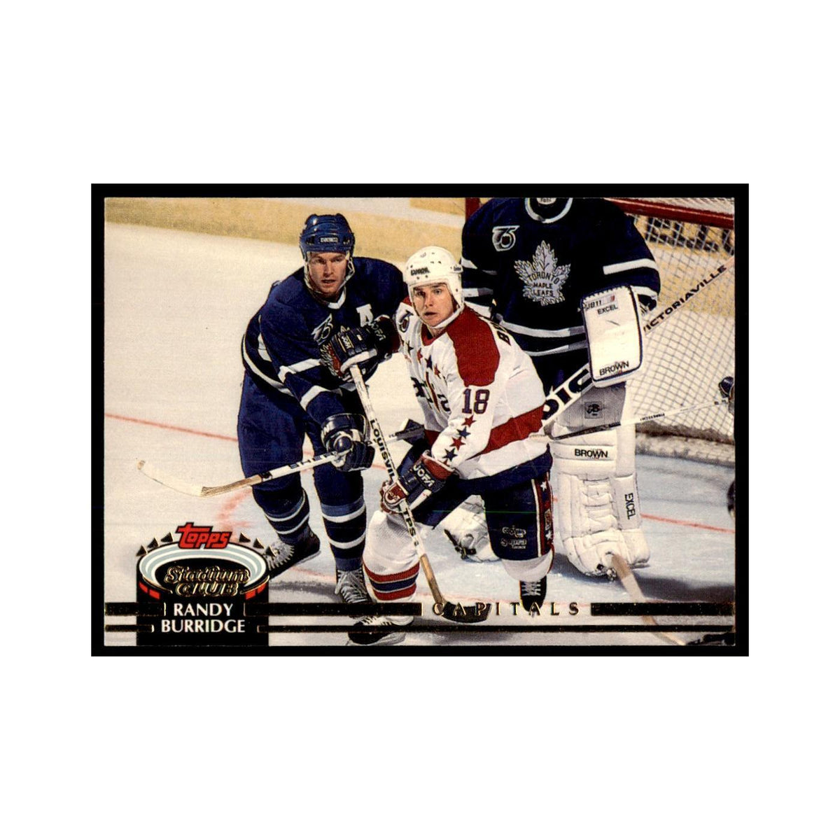1992 Stadium Club Randy Burridge Hockey Cards #61