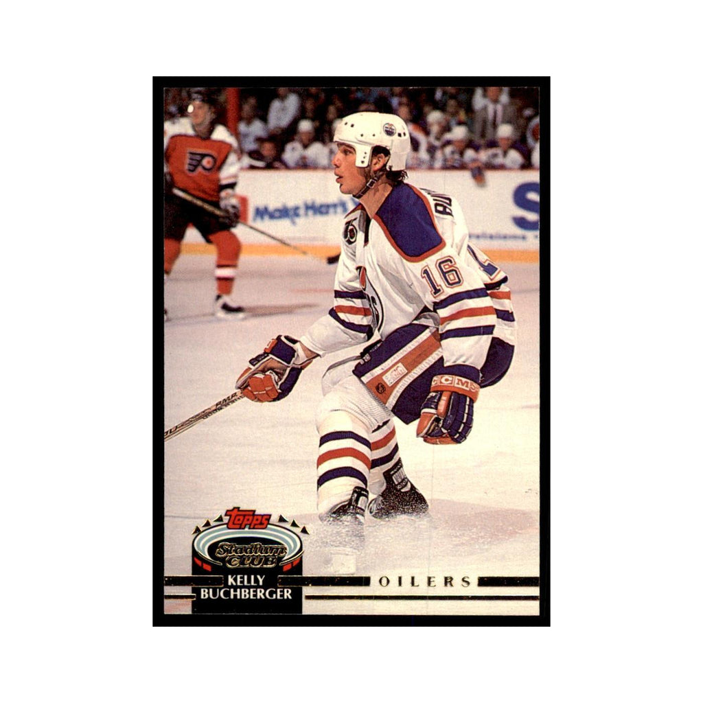 1992 Stadium Club Kelly Buchberger Hockey Cards #235