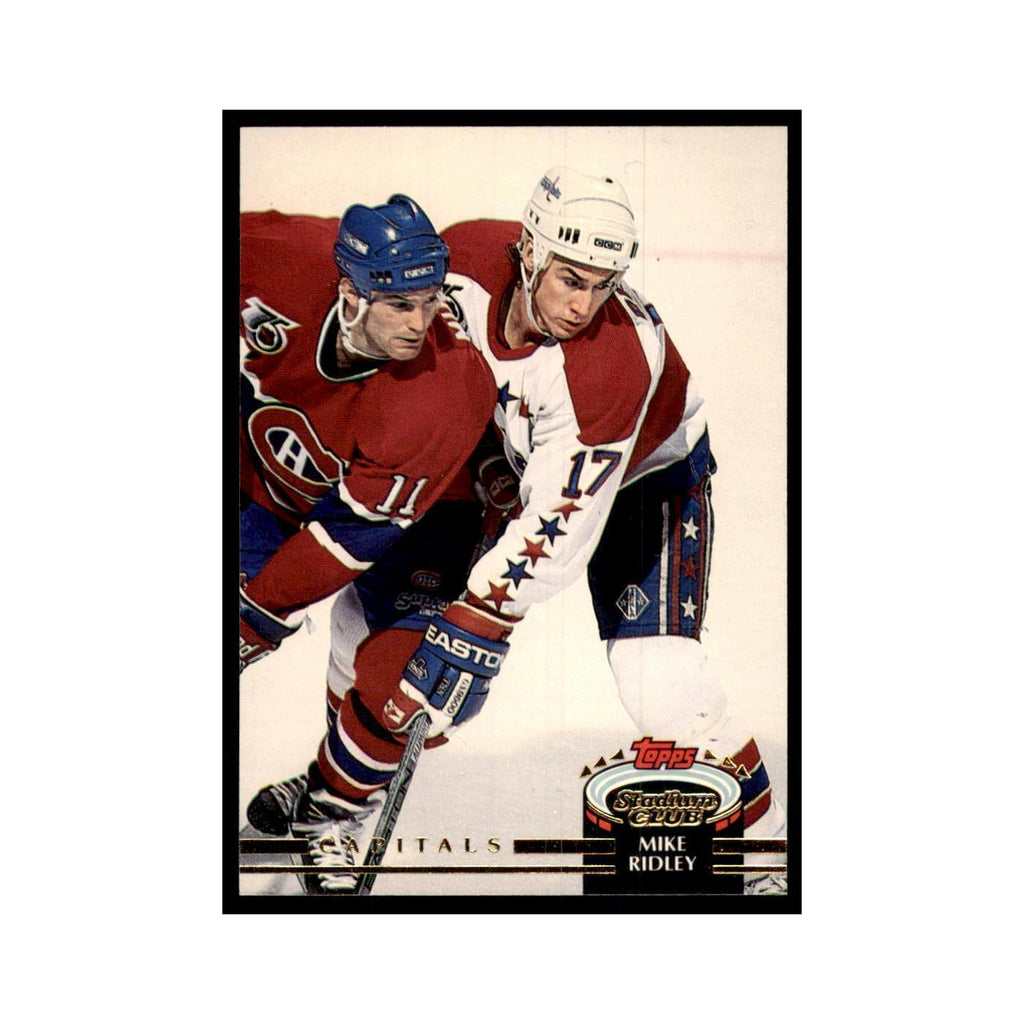 1992 Stadium Club Mike Ridley Hockey Cards #200