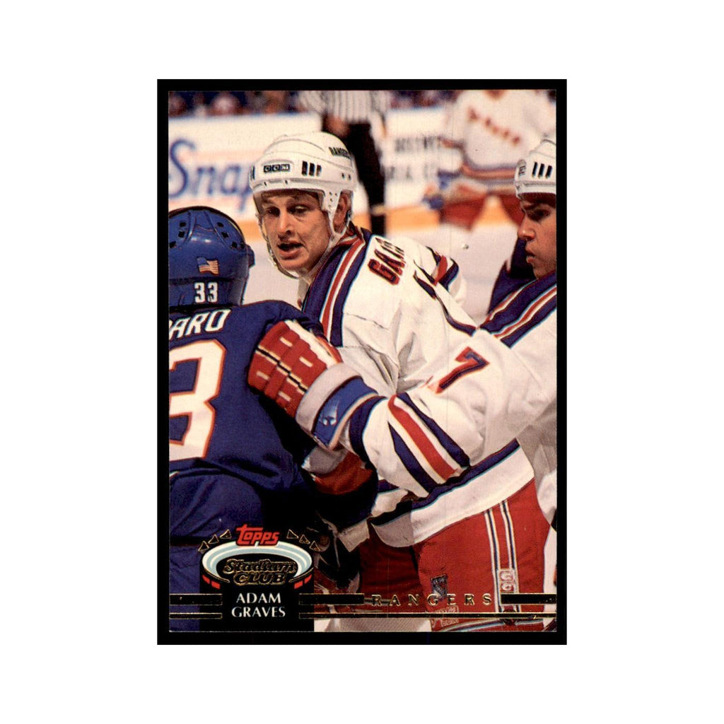 1992 Stadium Club Adam Graves Hockey Cards #150