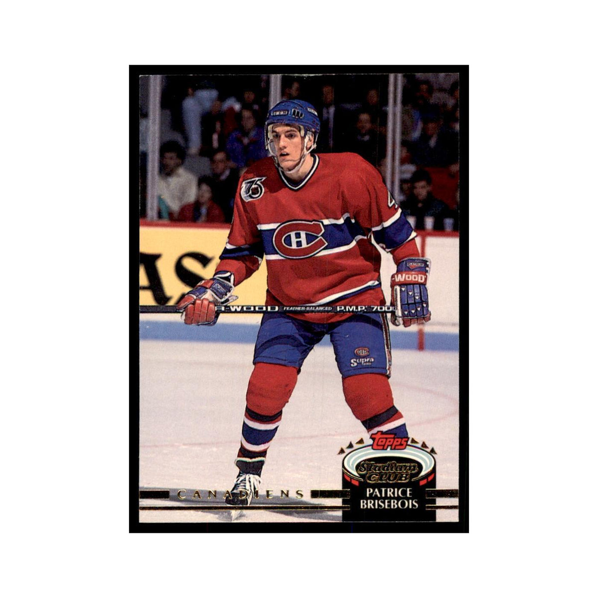 1992 Stadium Club Patrice Brisebois Hockey Cards #238