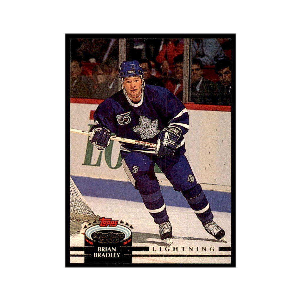 1992 Stadium Club Brian Bradley Hockey Cards #163